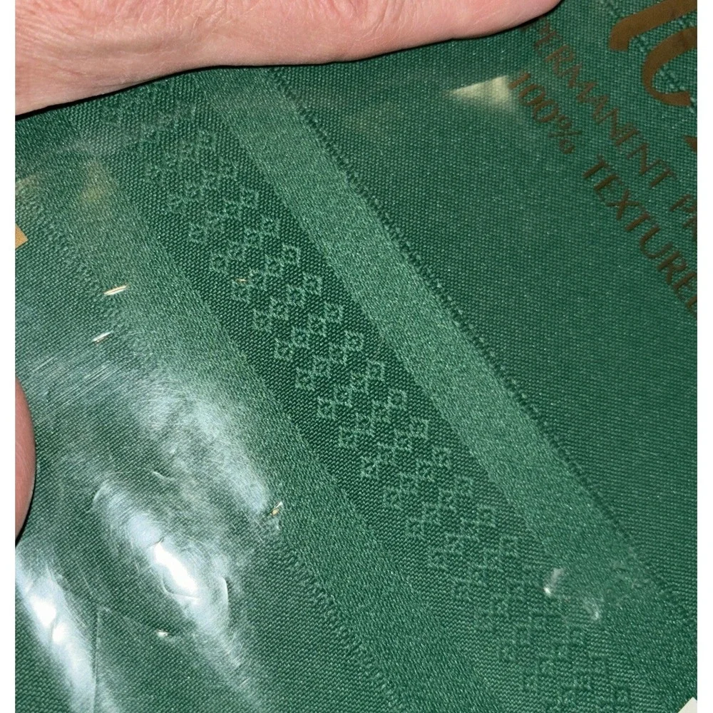 Elrene‎ Satin Stripe Fabric Green Tablecloth Diana No 5350 70
